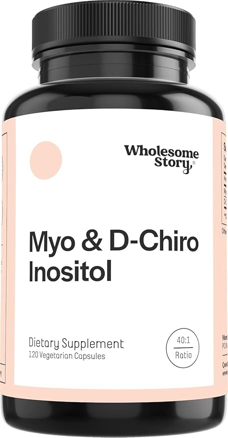 Wholesome Story Myo-Inositol & D-Chiro Inositol supplement bottle — Best Seller on Amazon