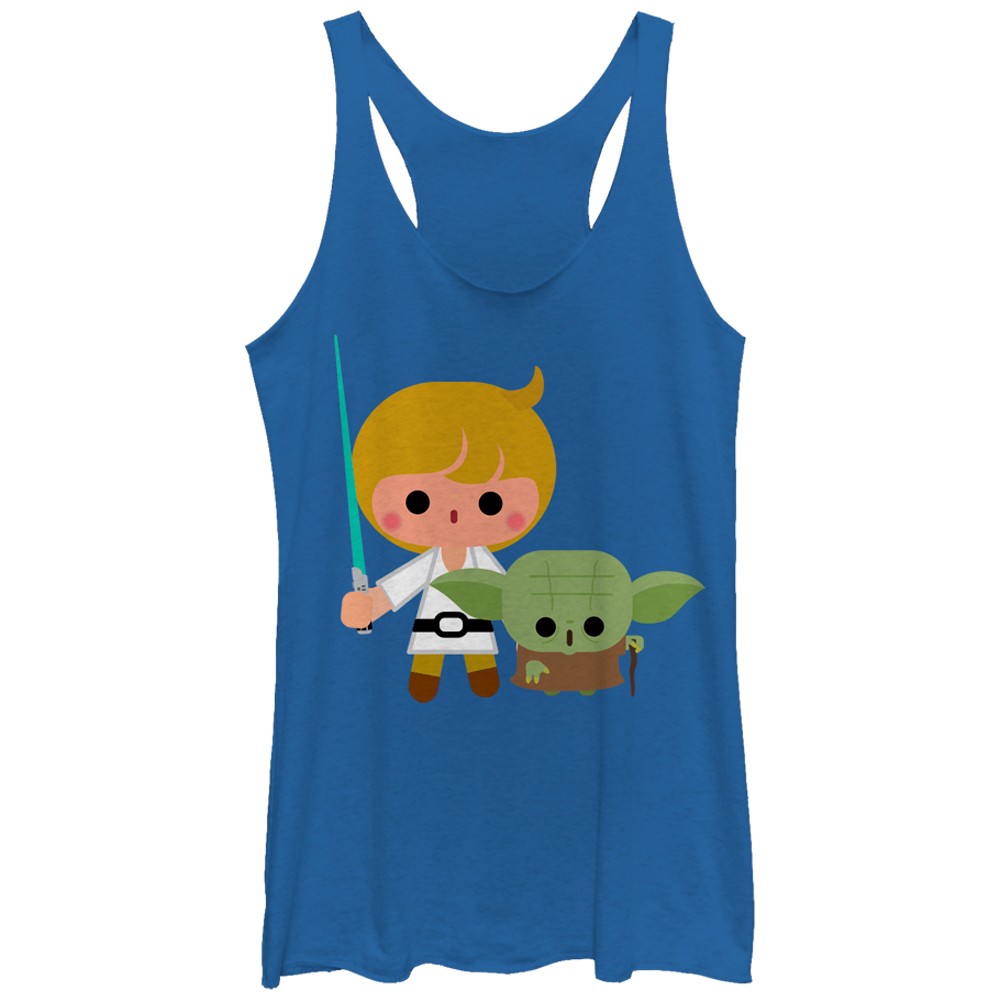 Luke Skywalker and Yoda Star Wars Tank Top