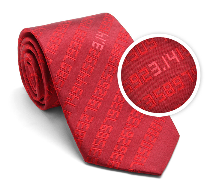 Pi Number Tie