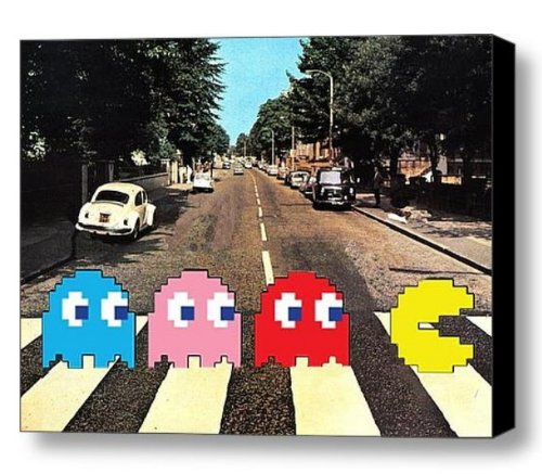 Pac-Man Art Print Parody