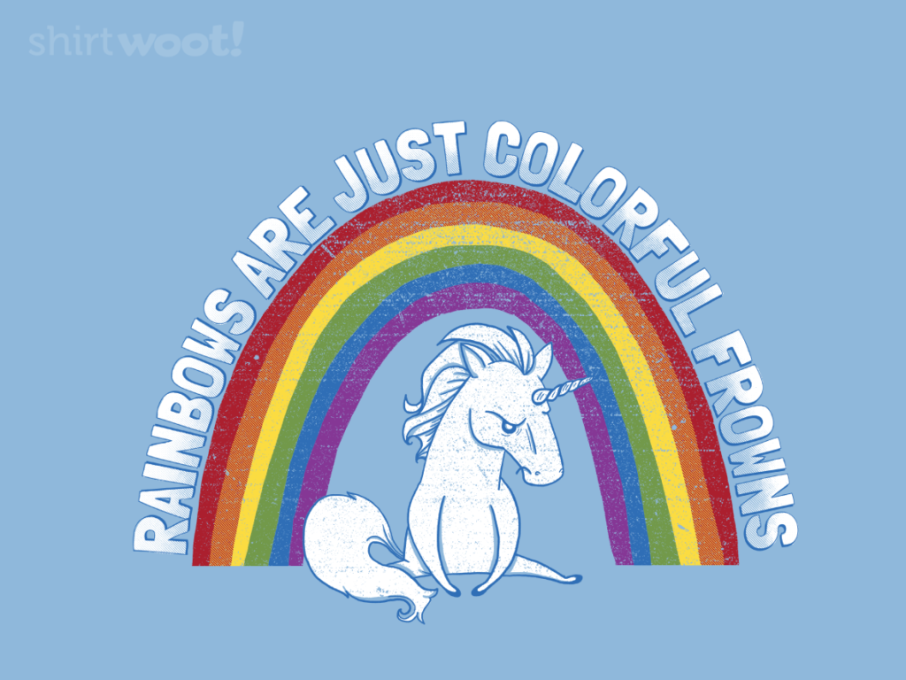 Unicorn That's Having A Bad Day Shirt