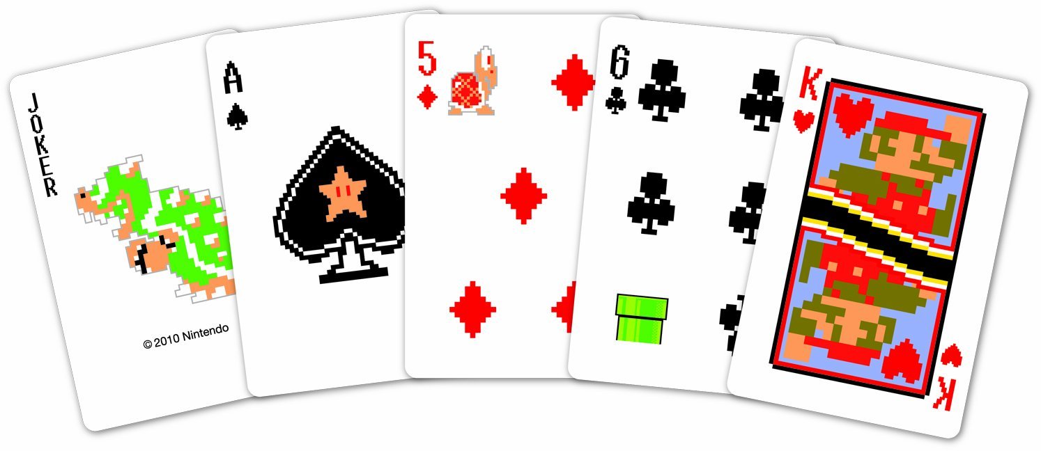 Super Mario Bros Poker Card Deck