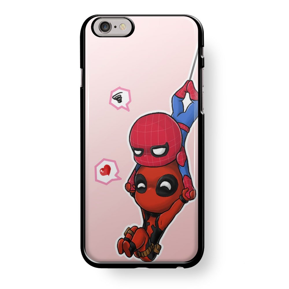 Spidey and Deadpool Cartoon Phone Case