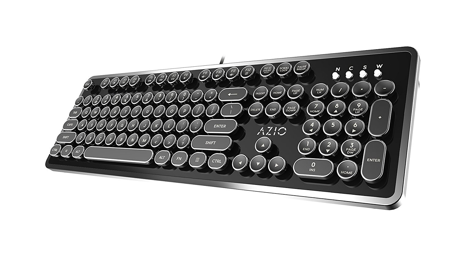 Typewriter-Inspired Mechanical Keyboard