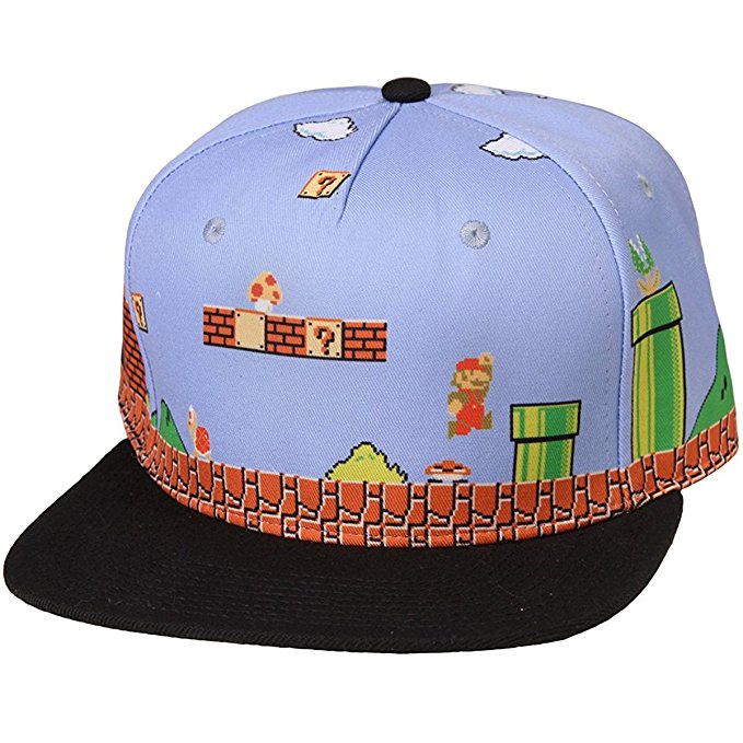 Super Mario Bros Pixel Baseball Cap