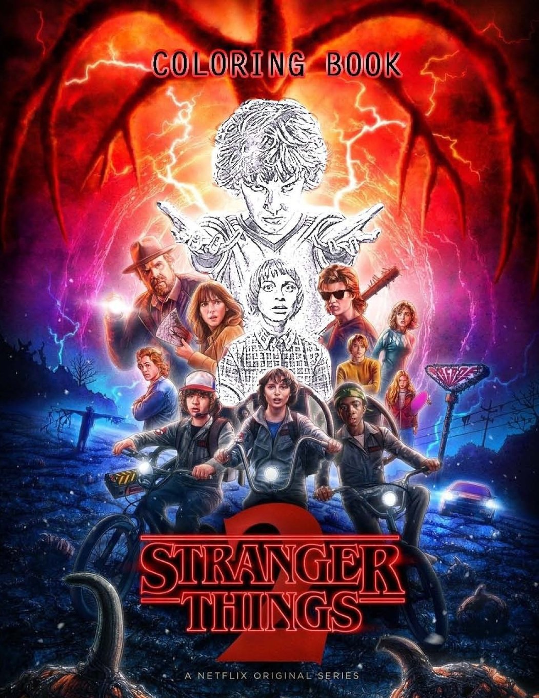 Stranger Things merchandise Stranger Things coloring book