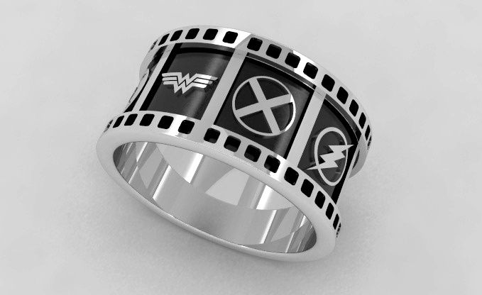 DC Comics “Heroes” Engagement Ring