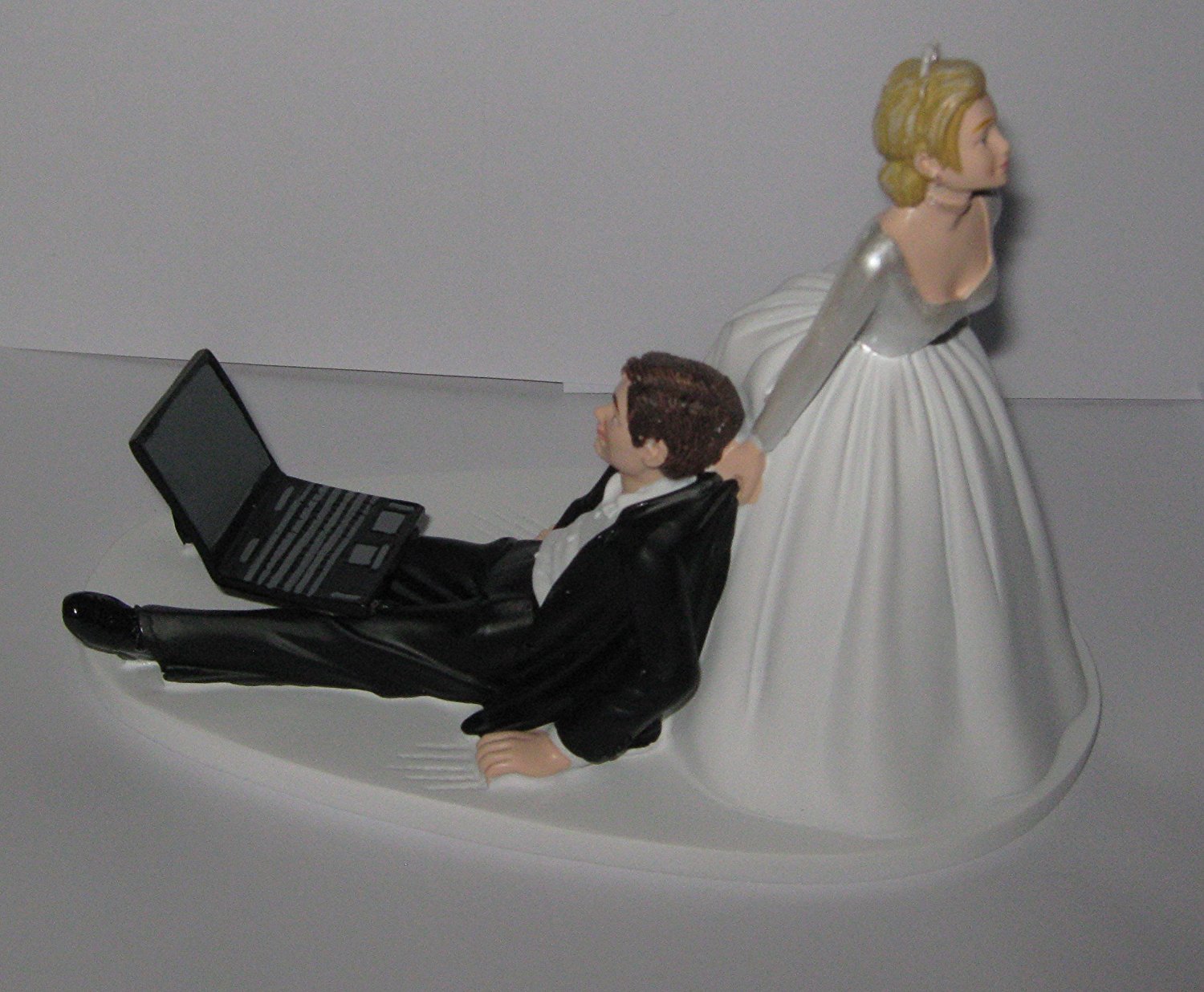 Computer Geek Wedding Topper