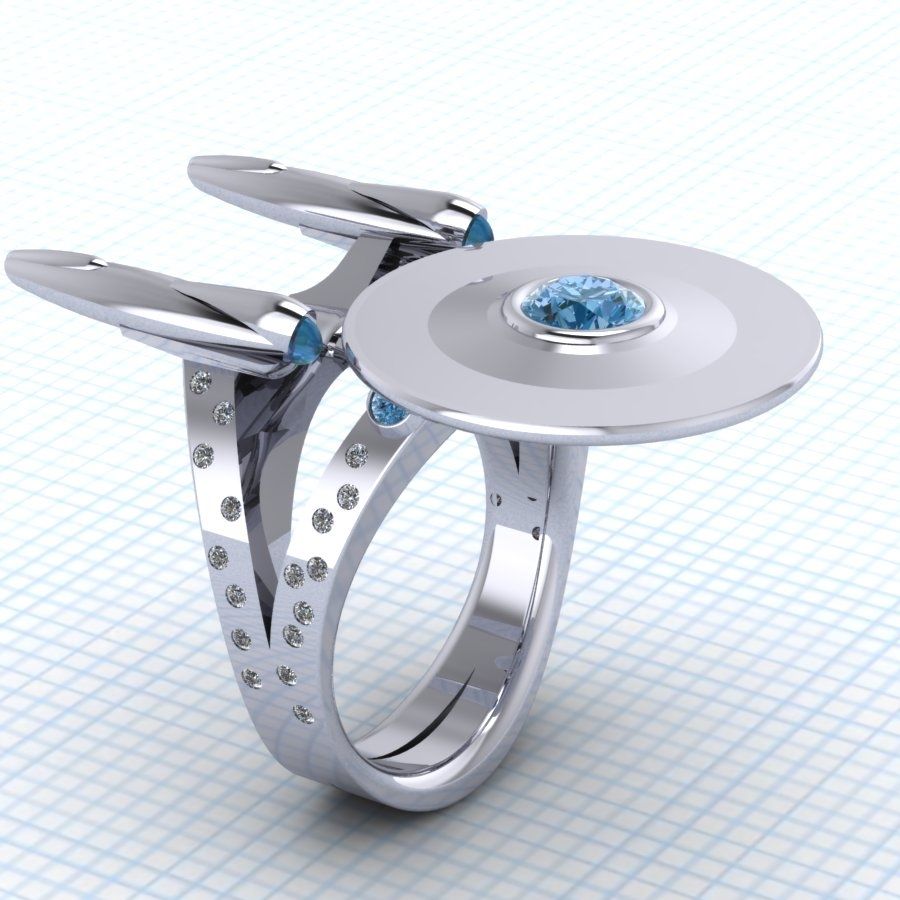 Star Trek Enterprise Engagement Ring