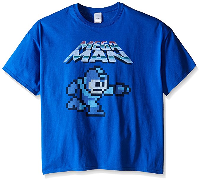 Blue Mega Man Shirt