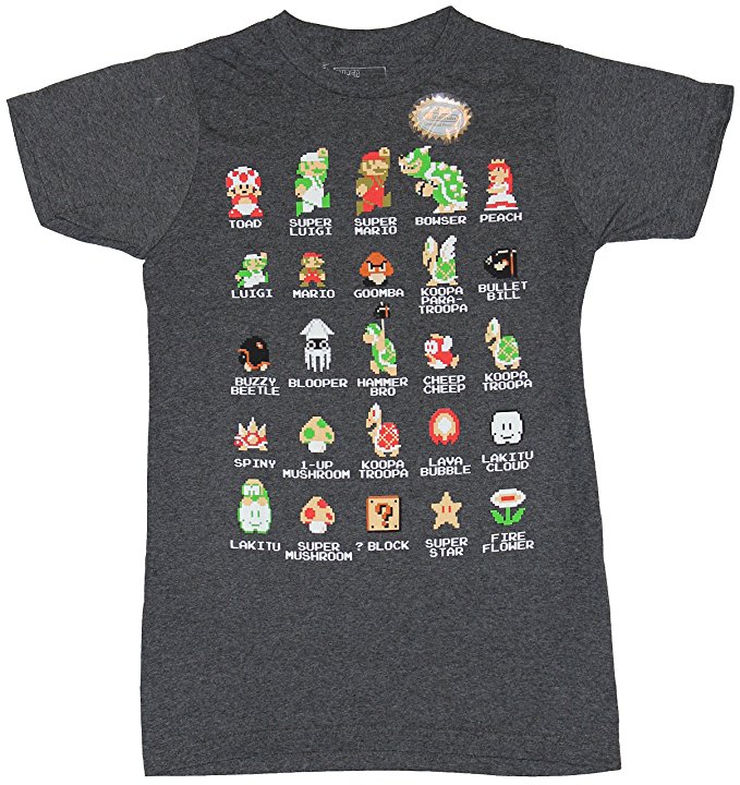 Super Mario Bros Characters T-Shirt