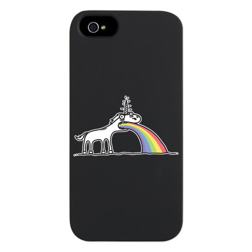 Minimalistic Unicorn With A Splash Of Color Phone Case