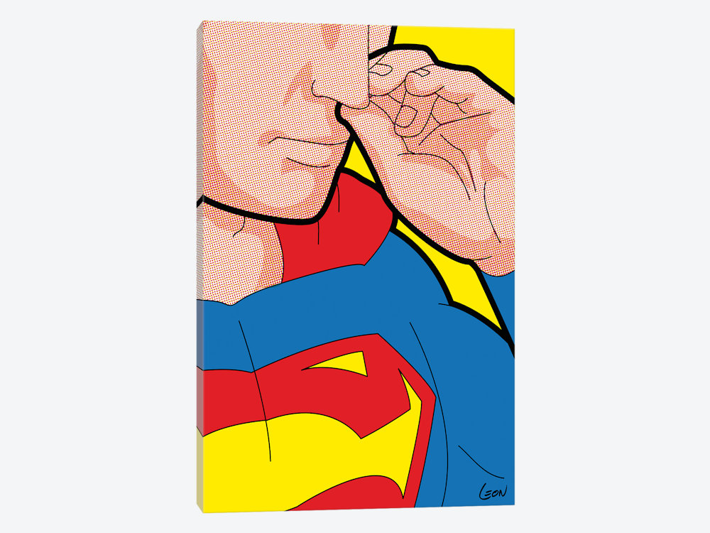 Superman Canvas Art Print