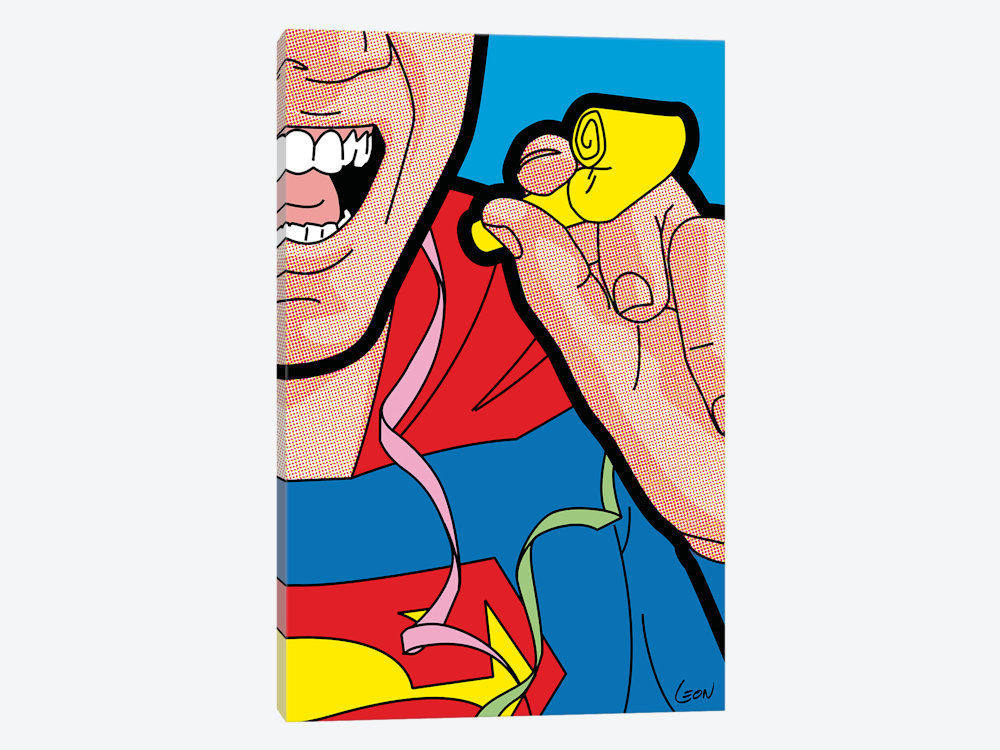 Superman Canvas Art Print