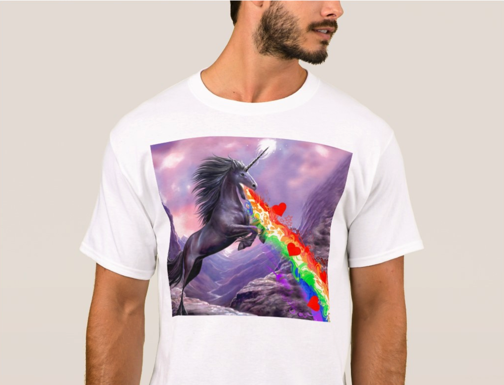 Majestic Puking Unicorn Shirt