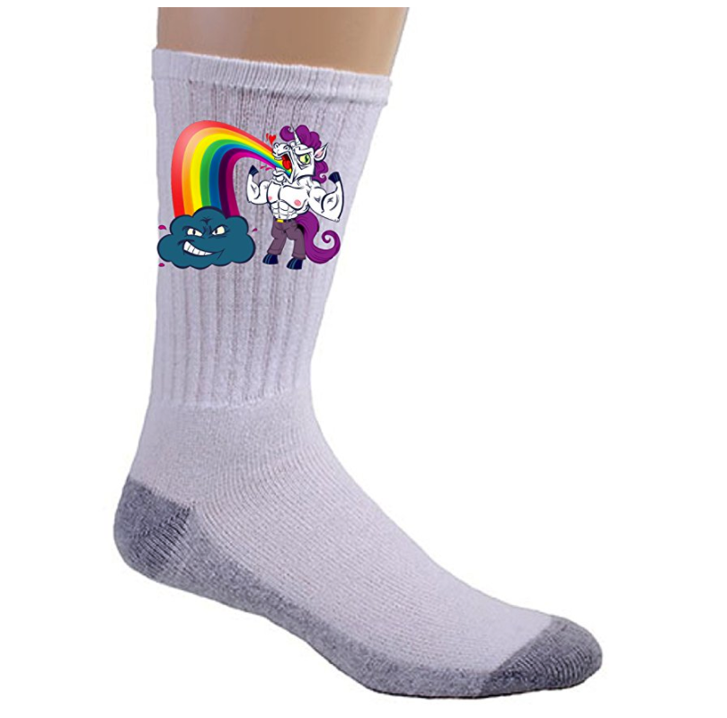 Brutal War Unicorn Socks