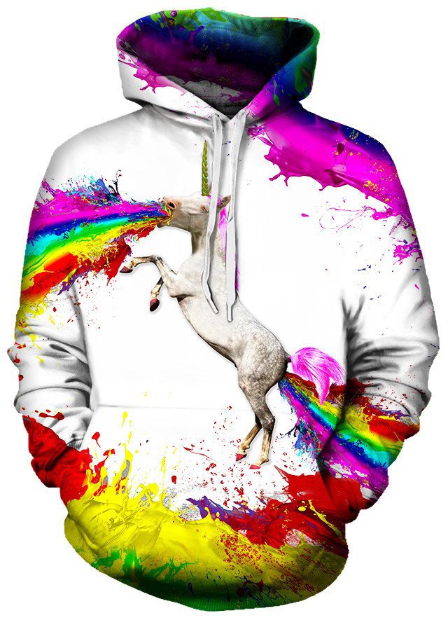 Unicorn All-Over Print Hoodie