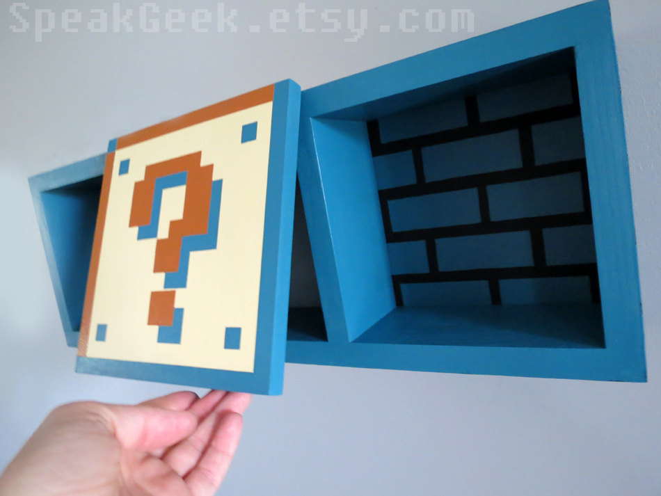 Super Mario Bros Box Shelf