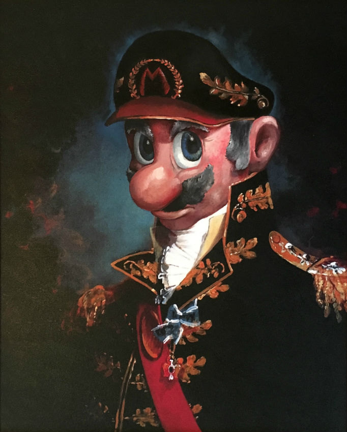 Super Mario Painting Parody