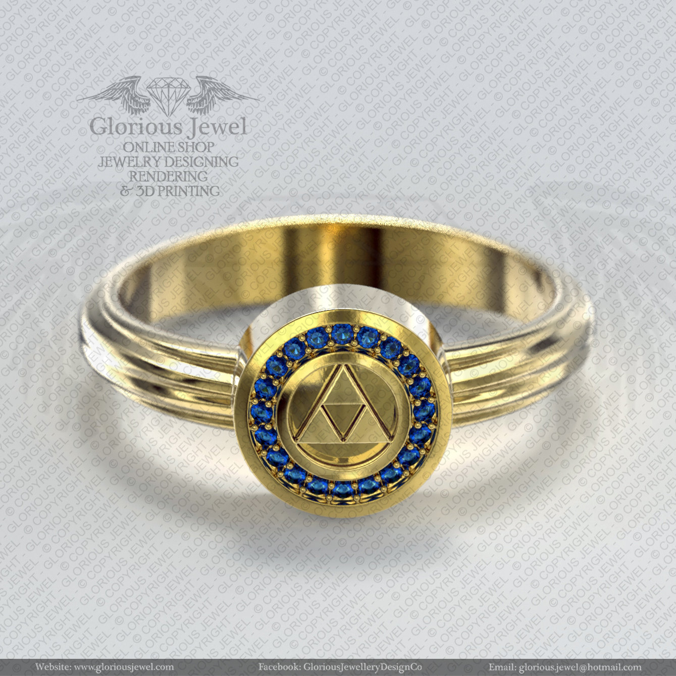 The Legend of Zelda Triforce Ring