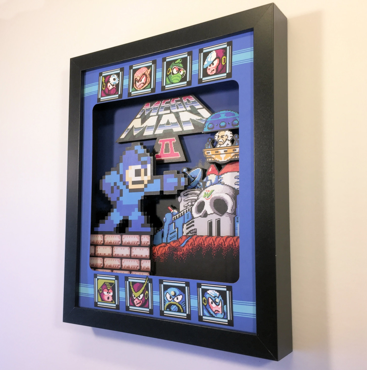 Mega Man 3D Wall Art