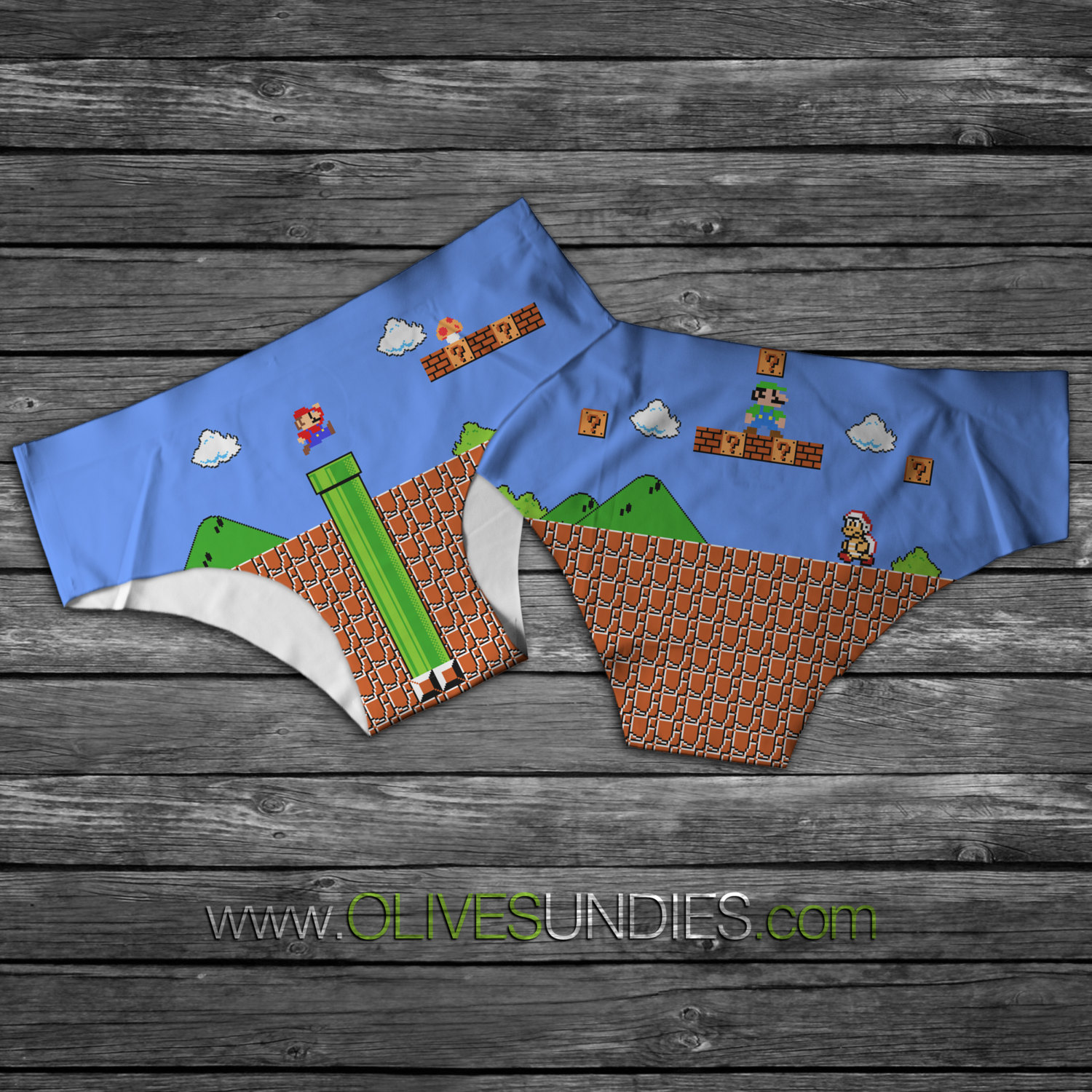 Super Mario Bros Underwear