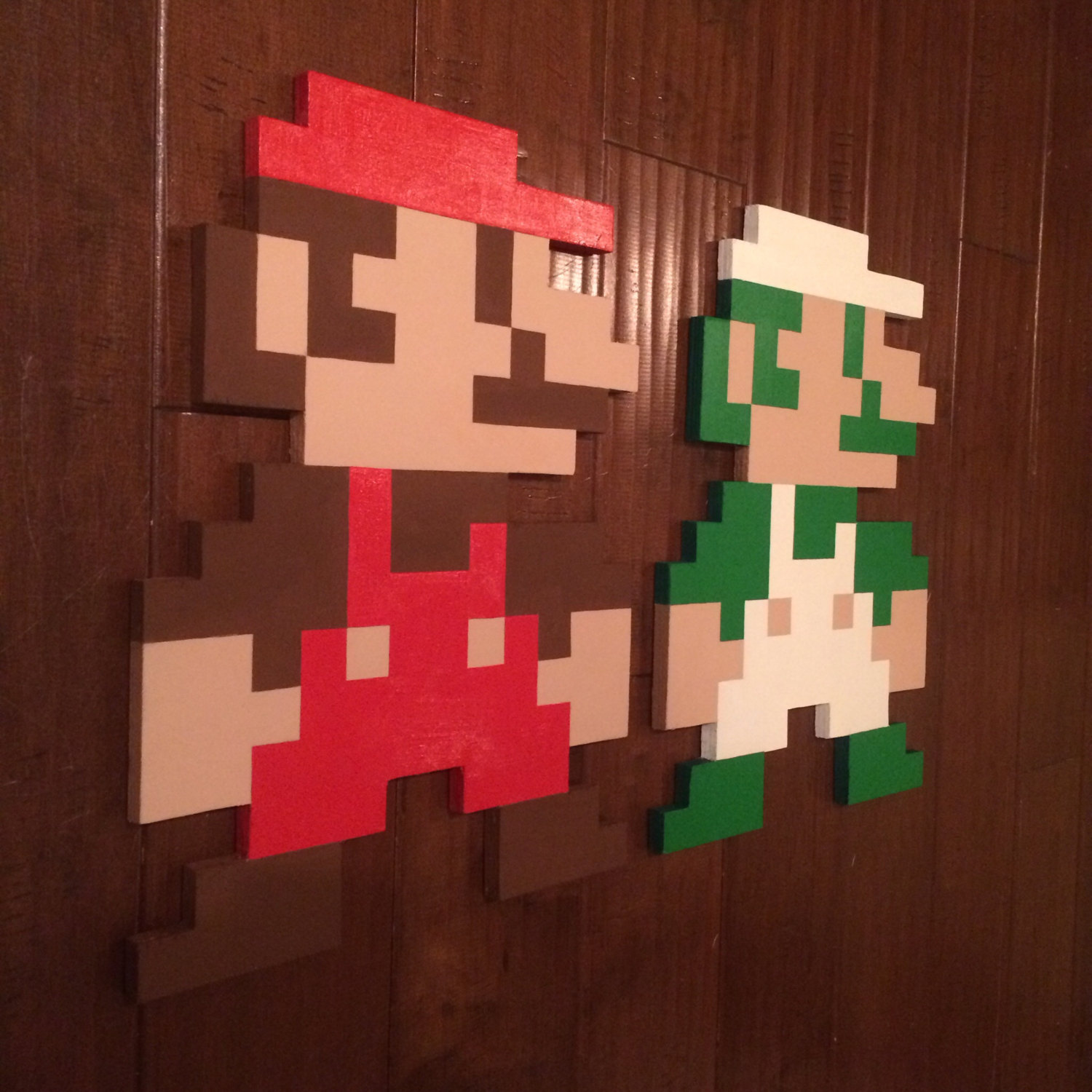 Super Mario Bros Pixel Wall Decoration