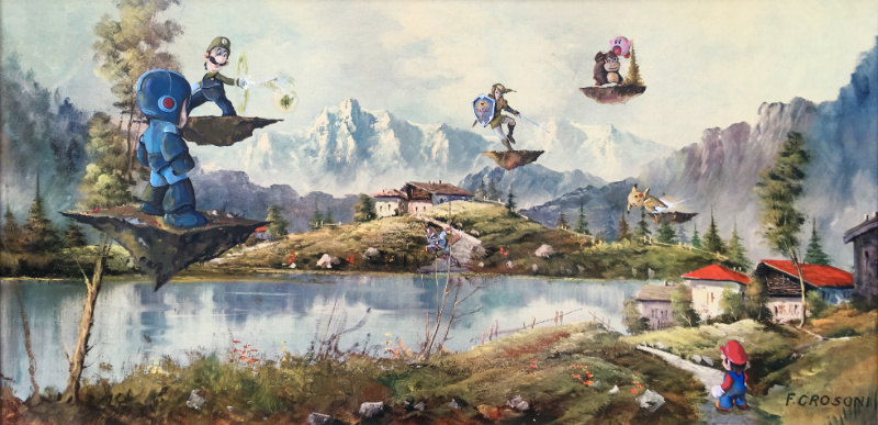 Super Smash Bros Painting