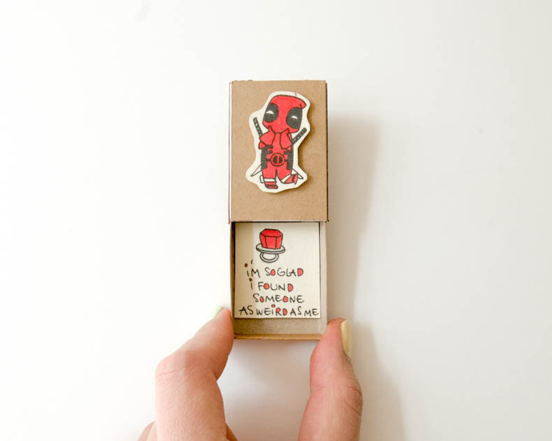 Deadpool Engagement Ring Box