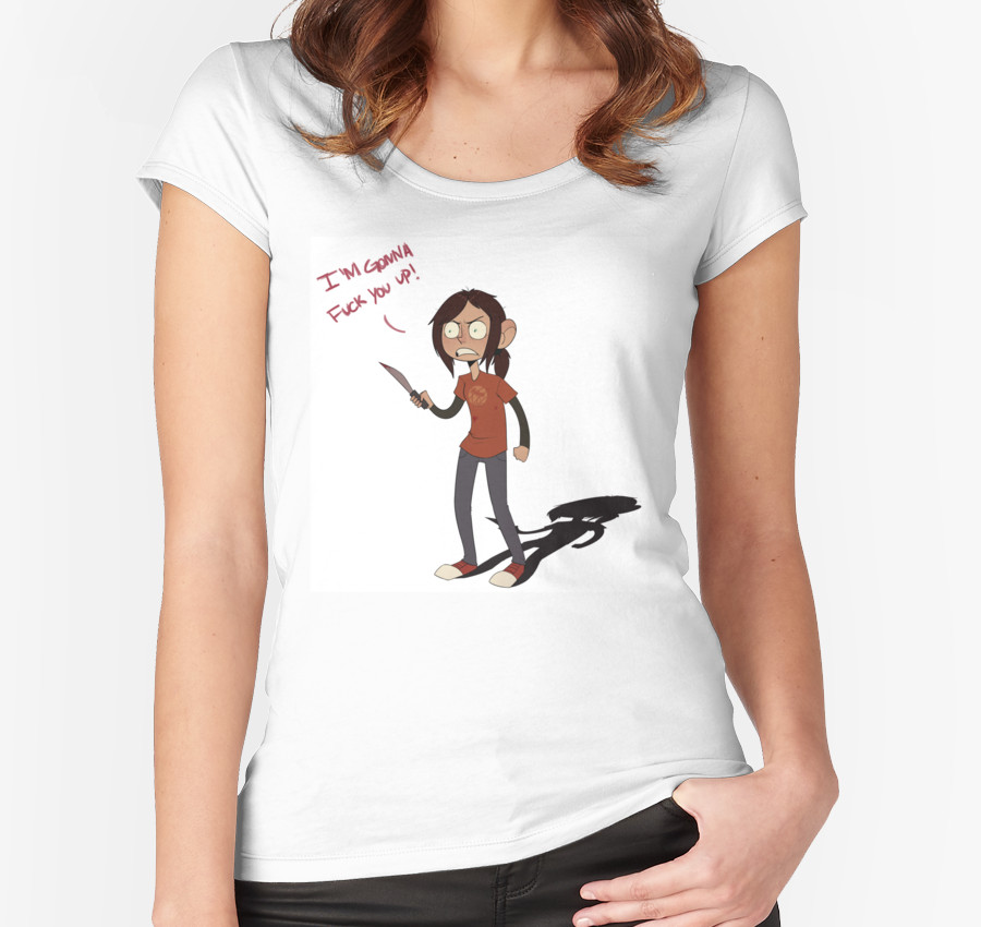  The Last Of Us Cartoon Ellie Fighter Shirt