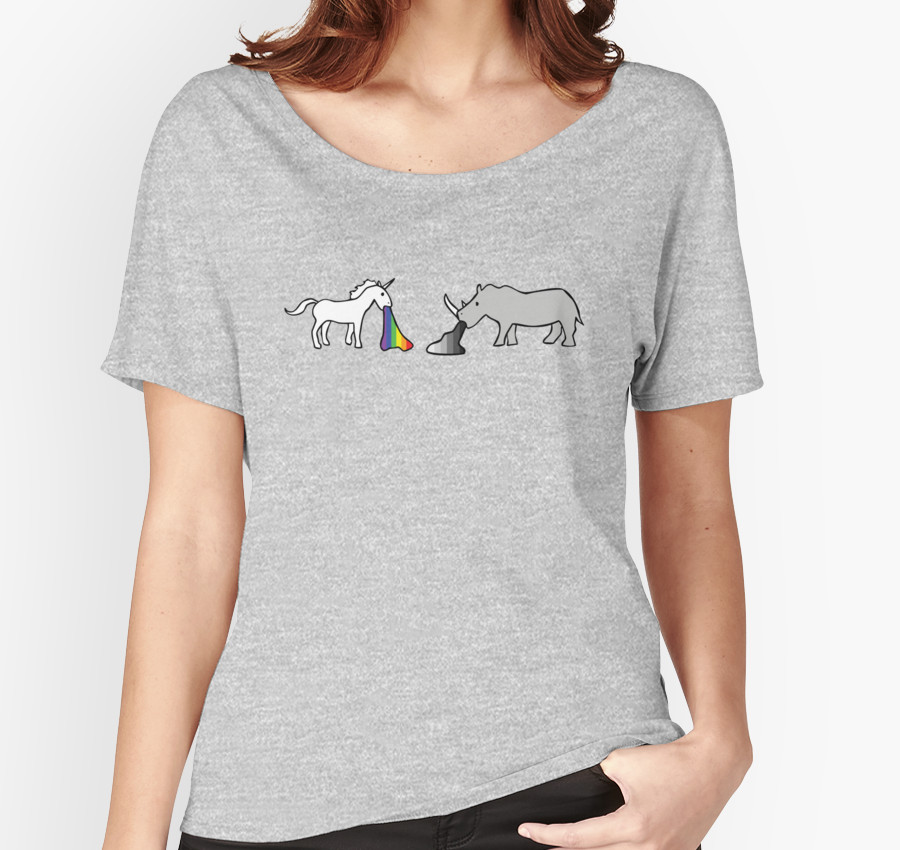 Unicorn Having A Puke Showdown Shirt