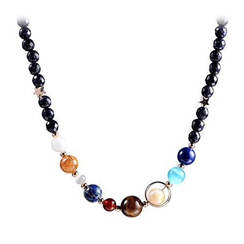 solar system necklace