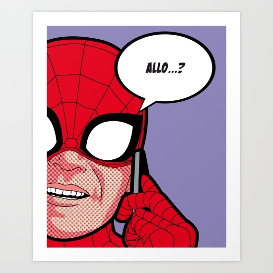 Spiderman Art Print