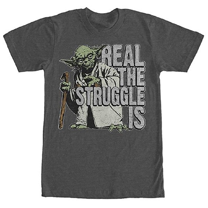 The Struggle is Real Yoda Shirt