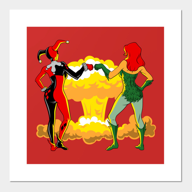 Harley Quinn and Poison Ivy Poster