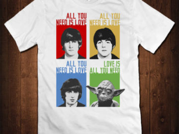 Yoda All You Need is Love Shirt