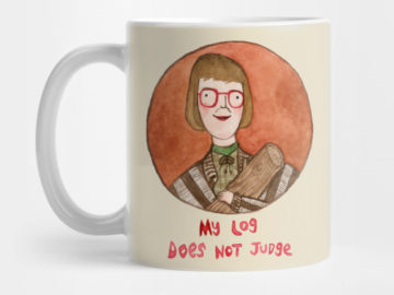 Twin Peaks Log Lady Mug