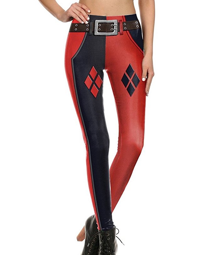 Harley Quinn Pants Look Leggings