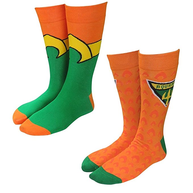 Orange Aquaman Socks