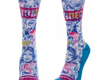 Comic Book Style Wonder Woman Socks