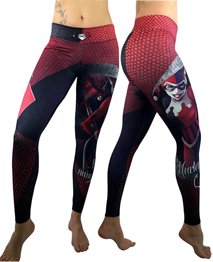 Comic Harley Quinn Leggings