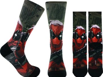 Deadpool Photo Socks