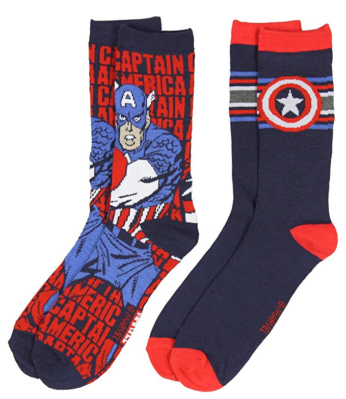 Hero Captain America Socks