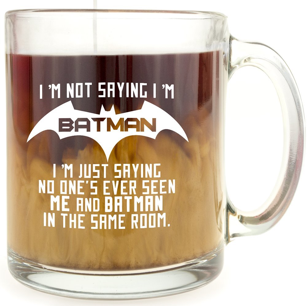 Batman Glass Coffee Mug