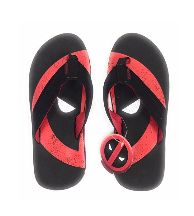 Deadpool Flip Flops