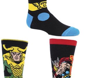 Thor and Loki Comic Socks