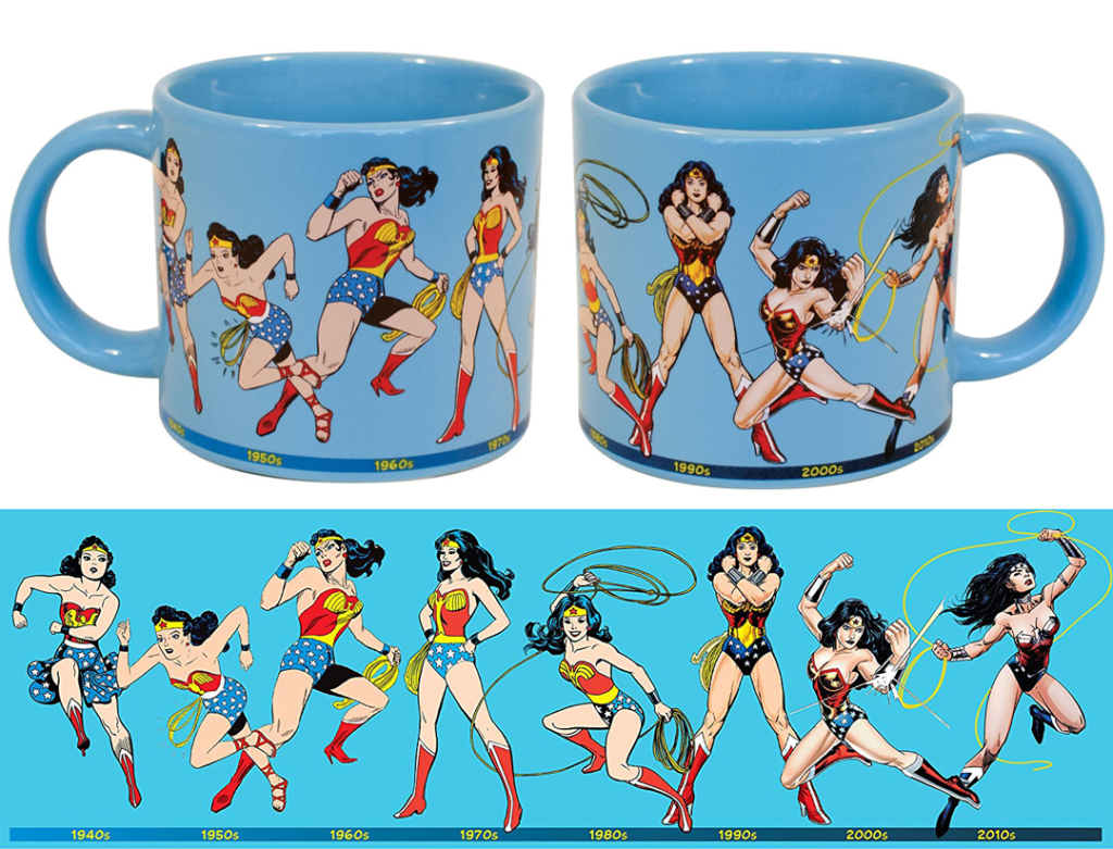 Wonder Woman Through the Years Coffee Mug