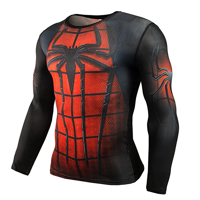 Spiderman Long Sleeve Compression Shirt