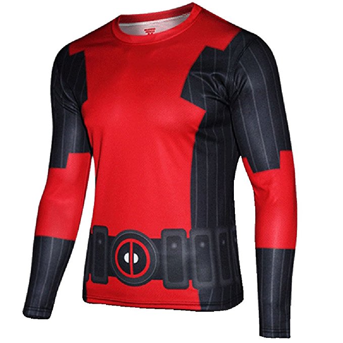 Deadpool Long Sleeve Compression Shirt