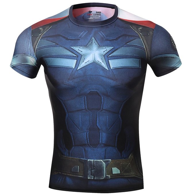 Captain America Compression Shirt